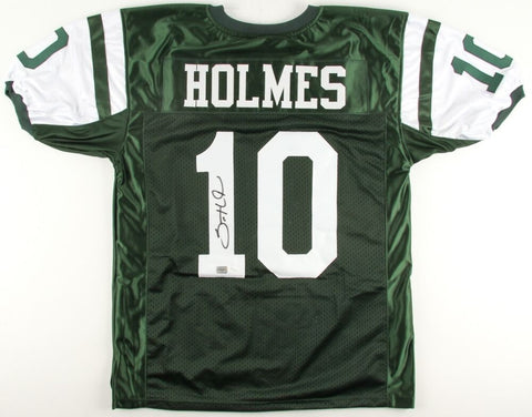 Santonio Holmes Signed Jets Jersey (JSA Hologram & Absolute Authentics COA)