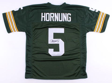 Paul Hornung Signed Green Bay Packer Jersey (JSA) 1986 Hall of Fame Running Back
