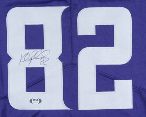 Kyle Rudolph Signed Minnesota Viking Nike on Field Style Jersey (PSA) 2×Pro Bowl