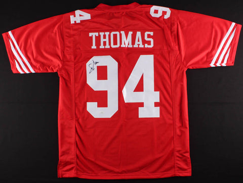 Solomon Thomas Signed 49ers Jersey (JSA Holo) 2017 #3 Overall Pck NFL Draft D.E.