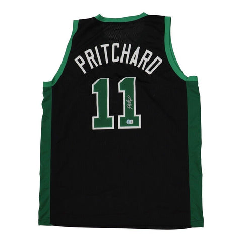 Payton Pritchard Signed Boston Celtic Black Jersey (Beckett) 2020 1st Round Pick