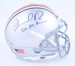 Orlando Pace Signed Ohio State Buckeyes Mini Helmet Inscribed "2x All American"