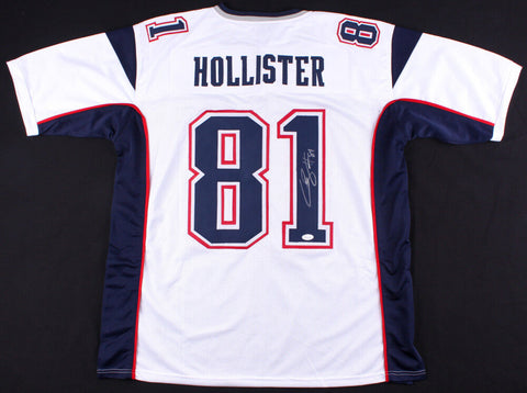 Cody Hollister Signed Patriots Jersey (JSA COA) New England Back Up Wide Out