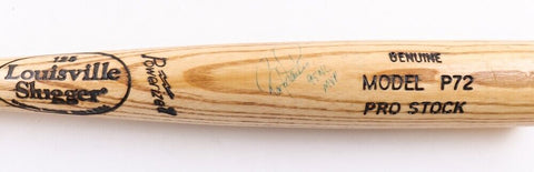 Barry Larkin Signed Louisville Slugger Bat "'95 N.L. M.V.P." Cincinnati Reds S.S