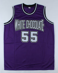 Jason Williams Signed Sacramento Kings Custom White Chocolate Jersey (PSA COA)