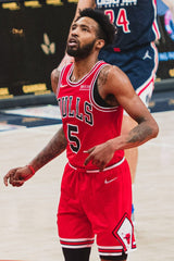 Derrick Jones Jr Signed Chicago Bulls Jersey (PSA COA) Ex-UNLV / Power Forward