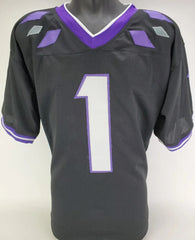 Quentin Johnston Signed TCU Horned Frogs Jersey (Beckett) L.A. Charger Receiver
