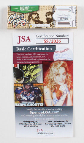 Cheech Marin & Tommy Chong Signed "Cheech & Chong" Rolling Papers (JSA COA)