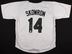 Bill "Moose" Skowron Signed Yankees Jersey Inscribed "5x W.S. Champs" (JSA COA)