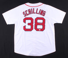 Curt Schilling Signed Boston Red Sox Jersey (JSA COA) 3xWorld Series Champion