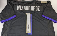 Ozzie Newsome Signed Baltimore Ravens "Wizard of Oz"  Jersey (Beckett Holo) T.E.