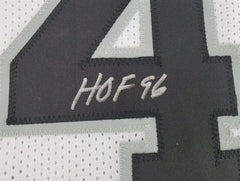 George Gervin Signed San Antonio Spur Photo Jersey "HOF 96" (JSA COA) The Iceman