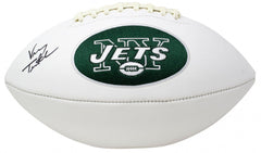 Vinny Testaverde Signed Jets Logo Football (JSA COA)