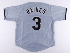 Harold Baines Inscribed HOF 19  Signed Chicago White Sox Jersey (Beckett COA) DH