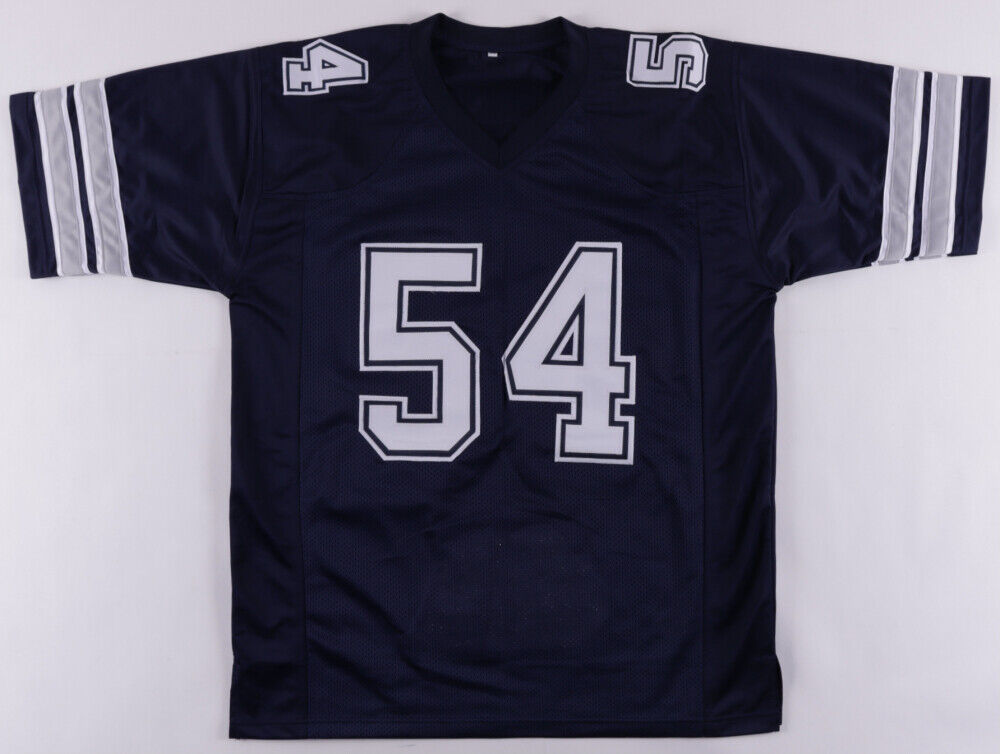 Randy White Signed Career Highlight Stat Jersey Inscribed 'H.O.F.
