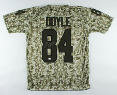 Jack Doyle Signed Indianapolis Colts Camouflage Jersey (JSA COA) 2xPro Bowl T.E.