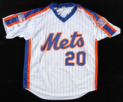 Howard Johnson Signed New York Mets 1986 World Series Style Jersey (JSA COA)
