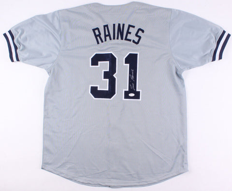 Tim Raines Signed New York Yankees Jersey (JSA COA) 7×All-Star (1981–1987) HOF