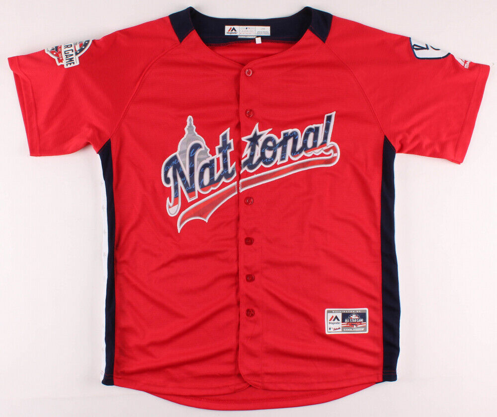 Lorenzo Cain Signed 2018 National League All-Star Majestic Jersey