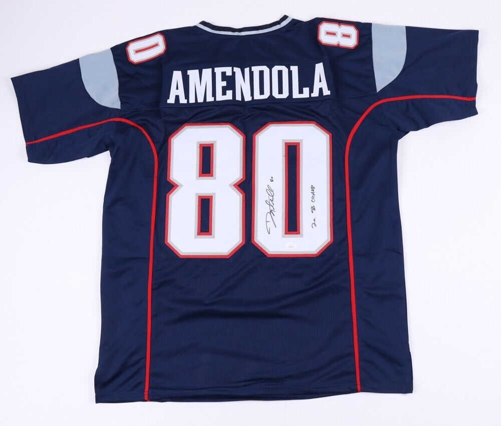 Danny Amendola Signed New England Patriots Jersey Inscribed 2xSB Champ (JSA COA)