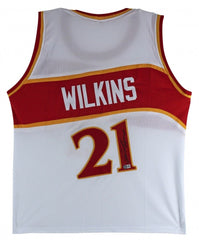 Dominique Wilkins Signed Atlanta Hawks Jersey (Beckett COA)   Hall of Fame 2006