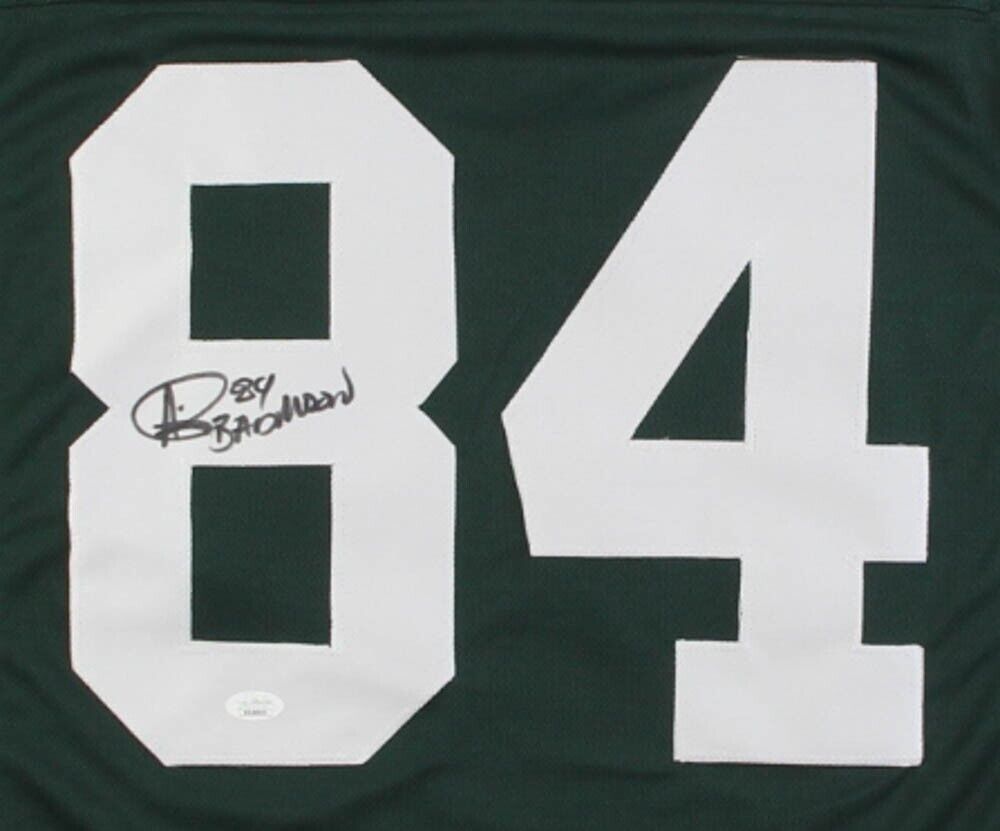 Andre Rison Signed Black T/B Custom Jersey w/Bad Moon (Signed Middle of #8)  at 's Sports Collectibles Store