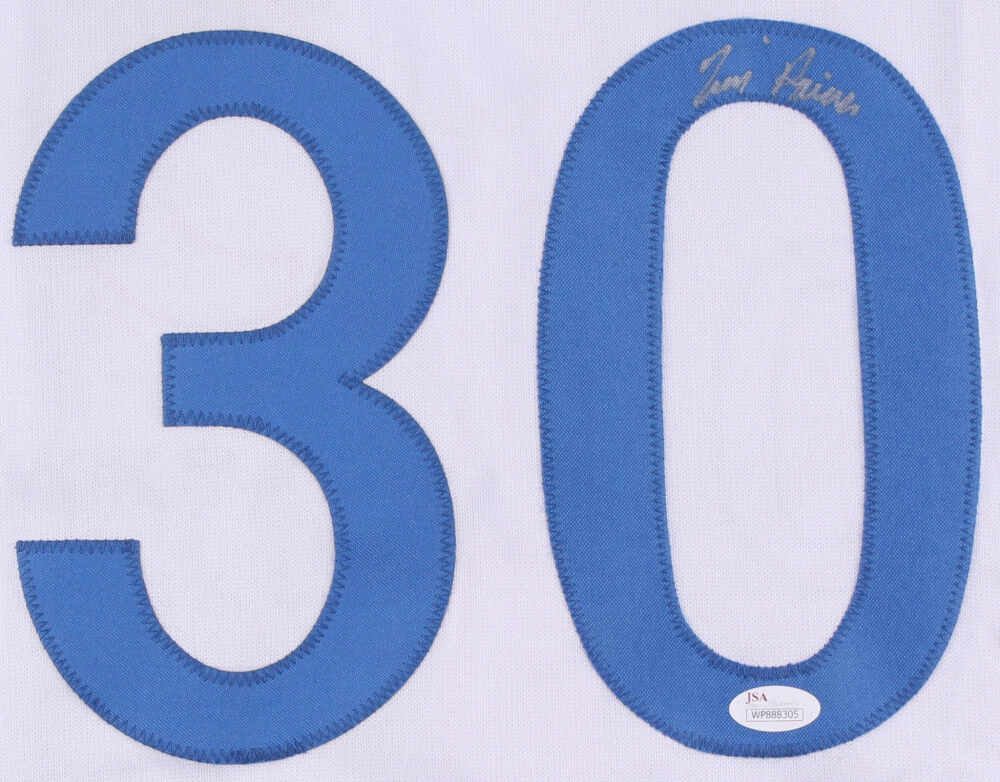 Tim Raines Signed Montreal Expos Jersey (JSA COA) 7×All-Star (1981–1987) O.F.