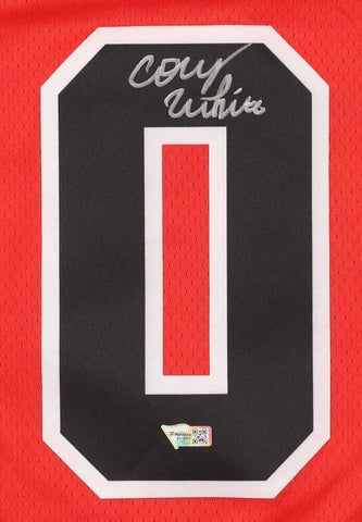Coby White Signed Bulls Custom Jersey (Fanatics) Chicago's 1st Rd Pk 2019