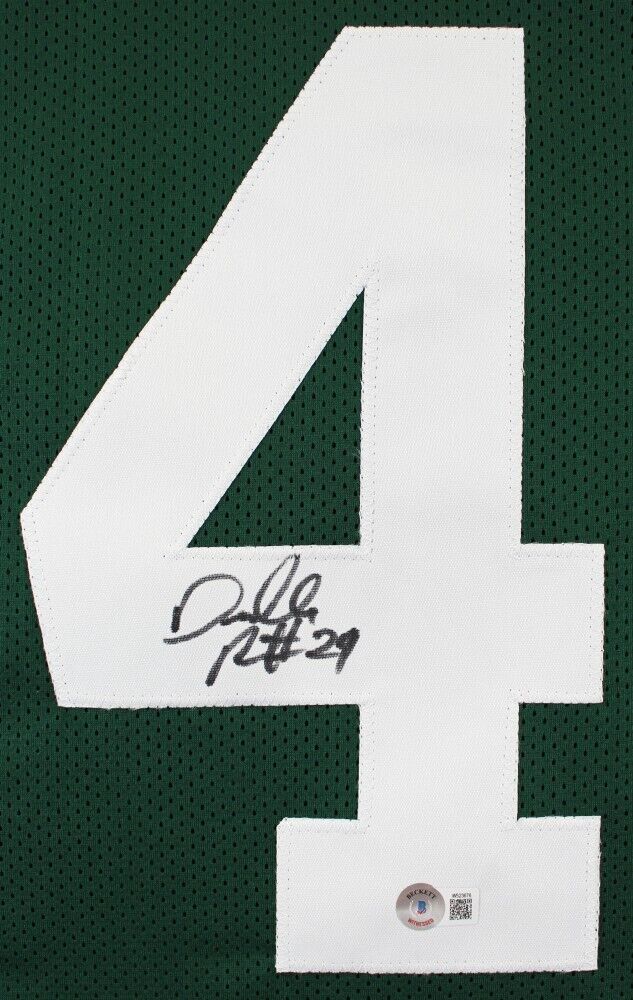 Darelle Revis Signed New York Jets Jersey (Beckett) 7xPro Bowl Cornerback / HOF