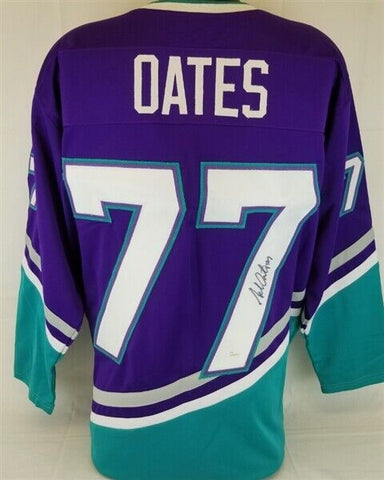 Adam Oates Signed Anaheim Ducks Jersey (JSA COA) 341 NHL Goals H.O.F. 2012