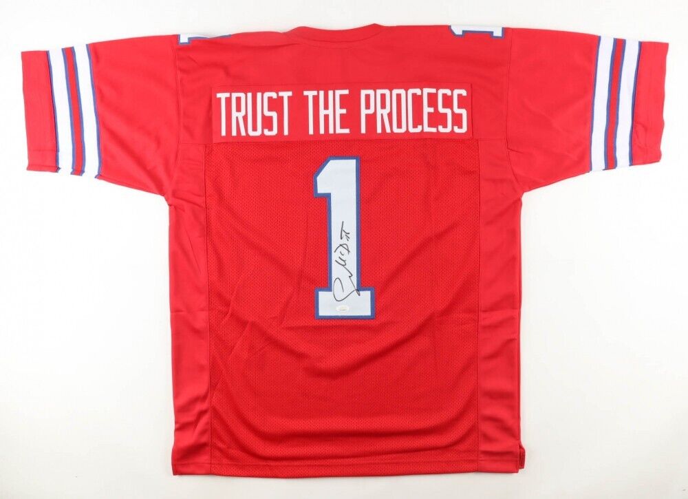 Sean McDermott Signed Buffalo Bills Trust the Process Jersey