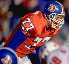 Karl Mecklenburg Signed Denver Broncos Jersey (JSA Hologram) 6xPro Bowl L.B.