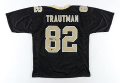 Adam Trautman Signed New Orleans Saints Jersey 2021 #1 Tight End (Beckett Holo)