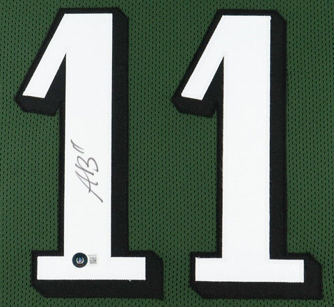 A J Brown Signed Philadelphia Eagles 35"x43" Framed Jersey (Beckett) All Pro WR