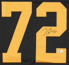 Zach Banner Signed Pittsburgh Steelers Jersey (Beckett COA) 2020 O-Line The Hulk