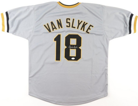Andy Van Slyke Signed Pittsburgh Pirates Jersey (JSA COA) 3xAll Star Outfielder