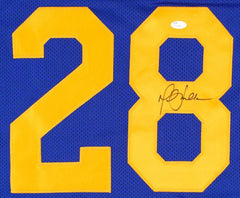 Marshall Faulk Signed Rams Jersey  (JSA COA) NFL Most Valuable Player (2000)