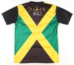Usain Bolt Signed Team Jamaica Jersey (JSA COA) 2016 Rio De-Janeiro Olympics