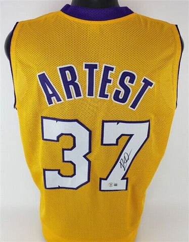 Ron Artest Signed Los Angeles Lakers Jersey (Beckett) AKA Meta World Peace