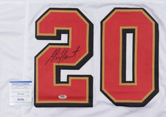 Garrison Hearst Signed San Francisco 49ers White Jersey (PSA COA) 2xPro Bowl R.B