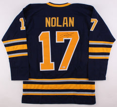 Jordan Nolan Signed Buffalo Sabres Jersey (Beckett COA) 2xStanley Cup Champion