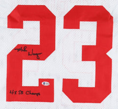 Mike Wagner "4xS B Champs" Signed AFC Pro Bowl Jersey (Beckett COA) Steelers D.B