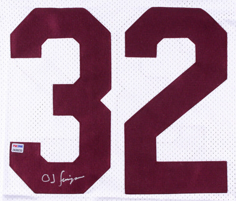 O.J. Simpson Signed USC Trojans Jersey (PSA Hologram) Bills A/T Leading Rusher