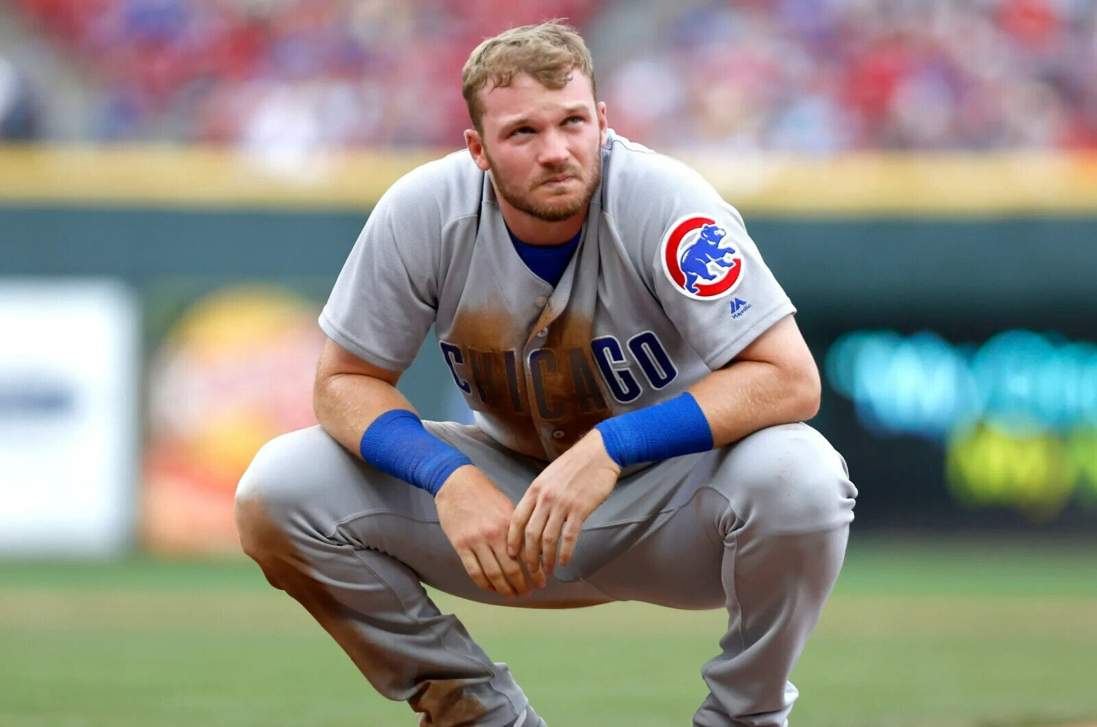 Ian Happ Signed Cubs Jersey (OKAuthentics) Chicago's 2015 #1 Pick 2015 MLB Draft