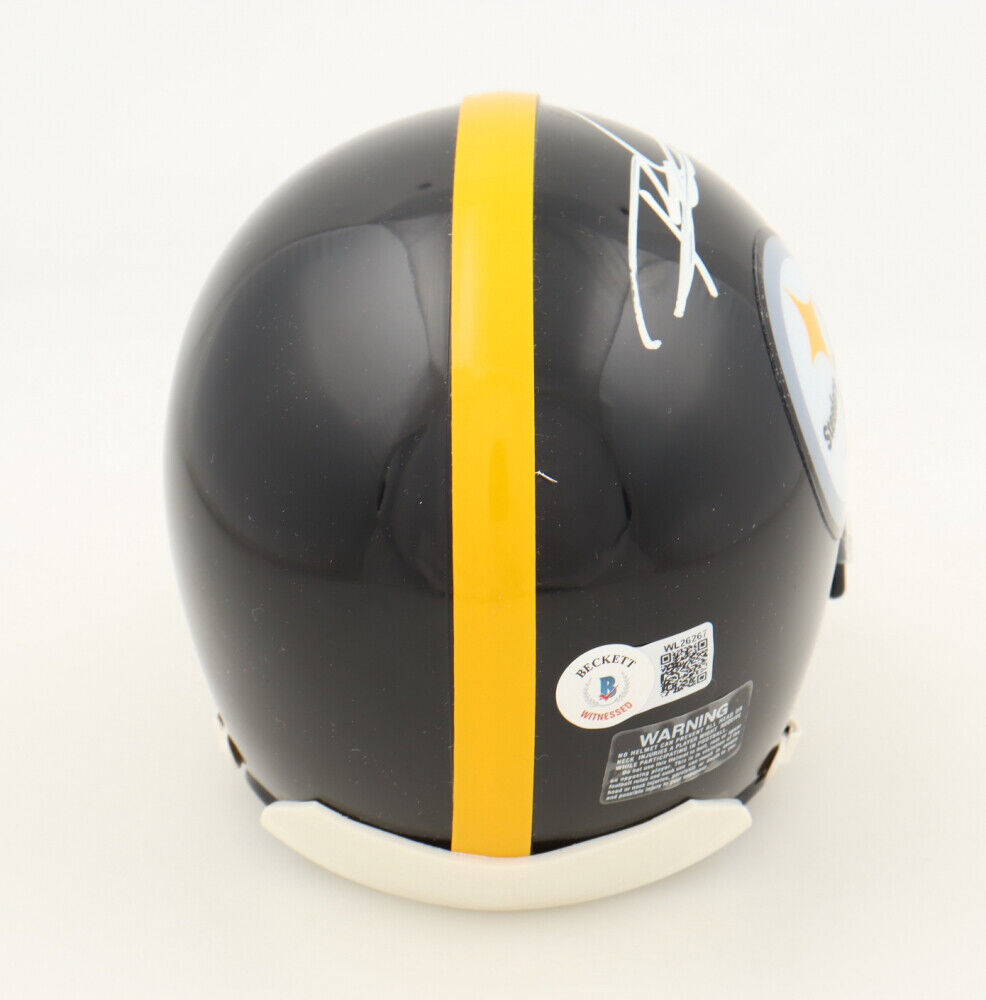 Rod Woodson Signed Pittsburgh Steelers Mini Helmet (Beckett) Super Bow –