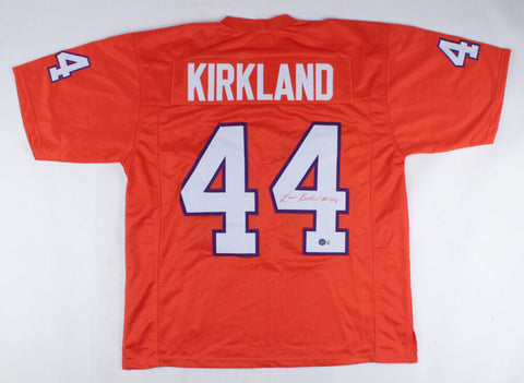 Levon Kirkland Signed Clemson Tigers Jersey (Beckett Holo) Steelers Linebacker