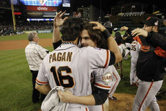 Angel Pagan Signed San Francisco Giants Jersey (JSA COA) 2012 World Series Patch