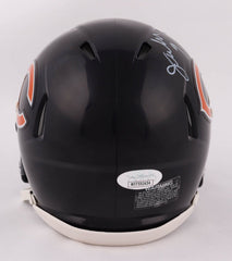 Jim McMahon Signed Chicago Bears Speed Mini Helmet (JSA COA) Super Bowl XX Q,B.