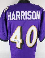 Malik Harrison Signed Baltimore Ravens Jersey (Beckett COA) Ohio State  LB.