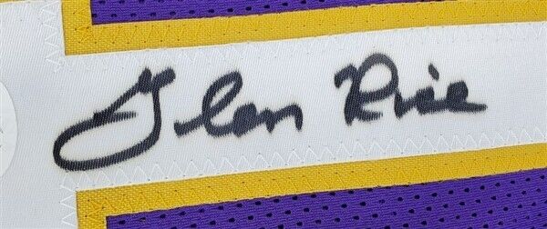 Glen Rice Signed Los Angeles Lakers Purple Home Jersey (JSA COA) 3xNBA All Star